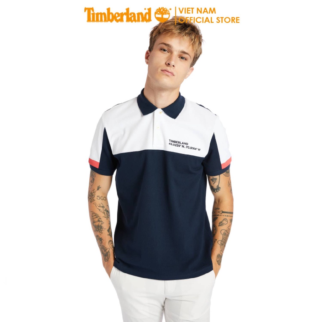 Áo Polo Ngắn Tay Nam Timberland Millers River Color Block Polo TB0A24P8