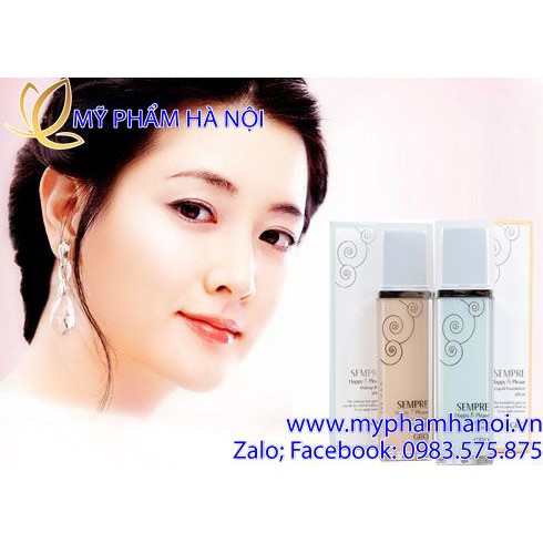 KEM NỀN TRANG ĐIỂM GEO SEMPRE HAPPY & PLEASE LIQUID FOUNDATION