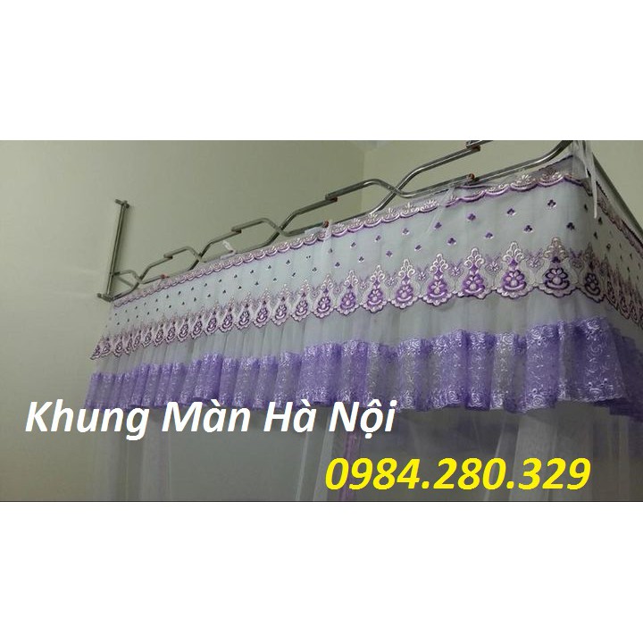 Khung Màn Inox Xếp Gọn ( Màn + Khung )