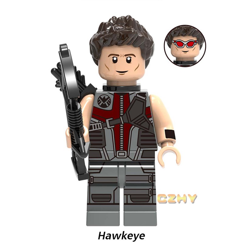 Đồ Chơi Lắp Ráp Mô Hình Nhân Vật Barton Hawkeye