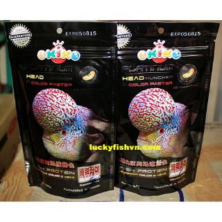Platinum okiko - thức ăn lên đầu màu châu cho cá la hán