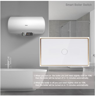Công tắc thông minh điều khiển bình nóng lạnh/ máy lạnh viền nhôm cao cấp 20A 4400W (New Design 2020)