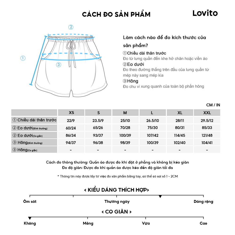 Quần short thể thao Lovito ghép nối màu phối túi xẻ tà L15X212 (màu hồng)