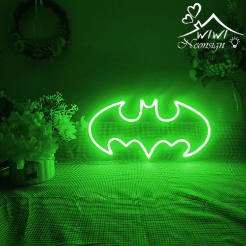 Đèn led neon hình logo batman | 30x16 cm | Đèn led neon theo yêu cầu trang trí decor quà tặng cực chất