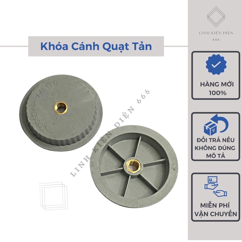 Khóa cánh khóa lồng quạt hộp bi cài khóa lồng quạt tản