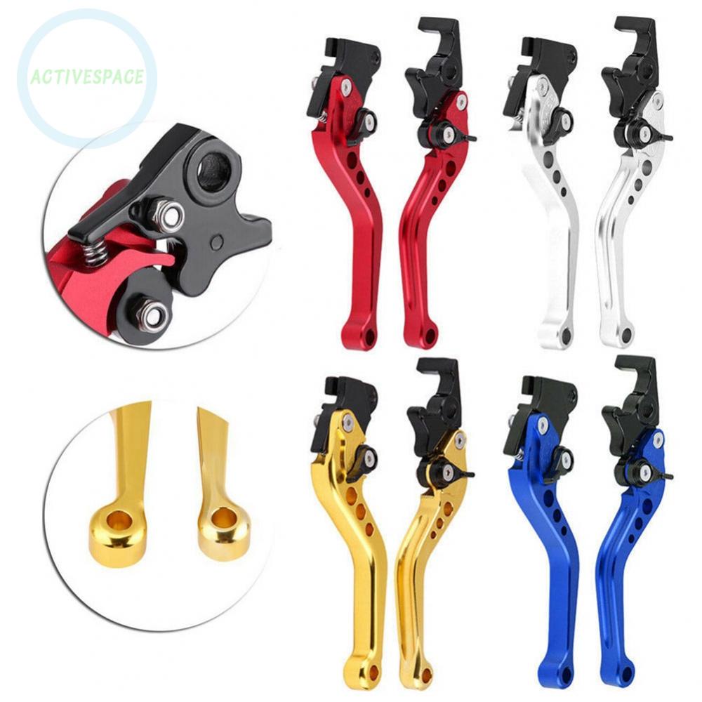 Brake Clutch Lever 1 Pair Aluminum Alloy Silver/Blue/Red/Gold Universal