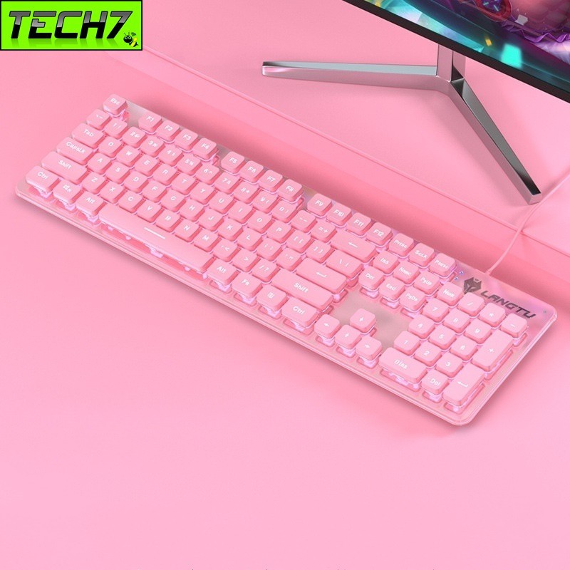 Bàn Phím LED LANGTU L1 Pink cho máy tính