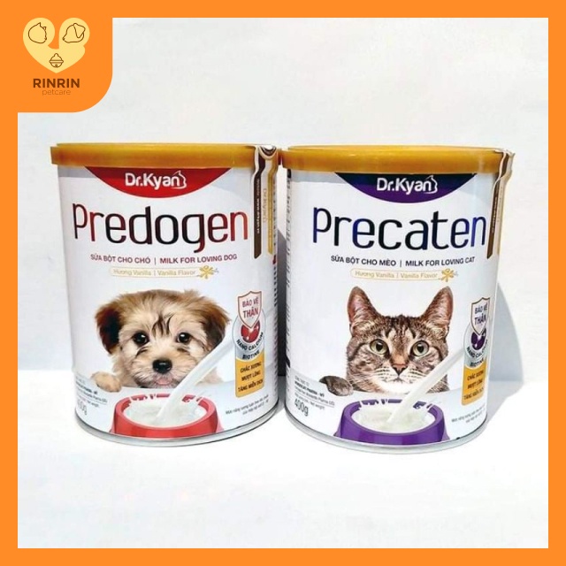Sữa predogen và precaten cho chó và mèo lon 400gr