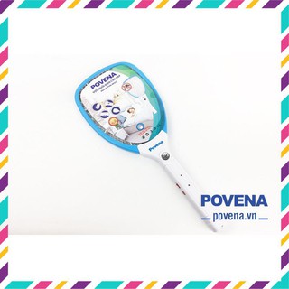 Vợt bắt muỗi, vợt đập muỗi Povena PVN-MQ22 pin khủng sử dụng lâu, muỗi nổ đen đét