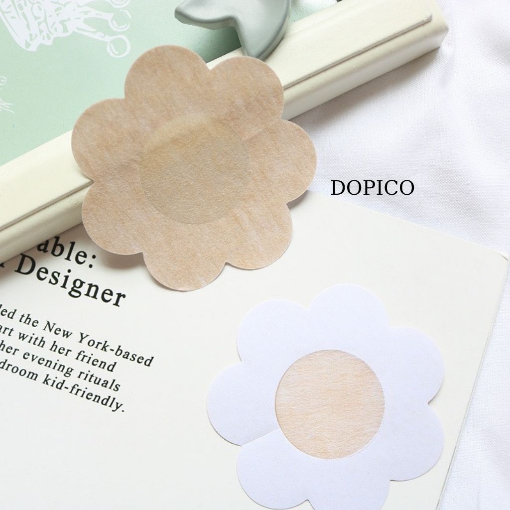 Miếng dán ti giấy , dán ngực Hộp 60 miếng chống lộ ti tiện lợi DOPICO D307