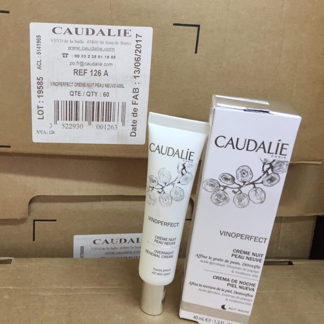 KEM DƯỠNG DA BAN ĐÊM #CAUDALIE VINOPERFECT.