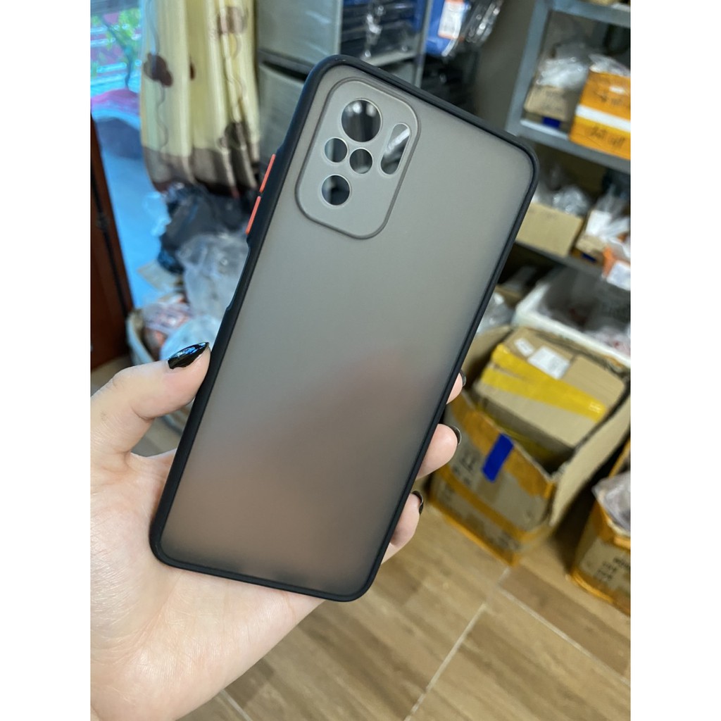 Ốp lưng Xiaomi Redmi 10 Note 11s Note 11 4g Redmi 9a redmi 9c Note 10 pro Mi 11 LITE cao su non trong nhám viền màu