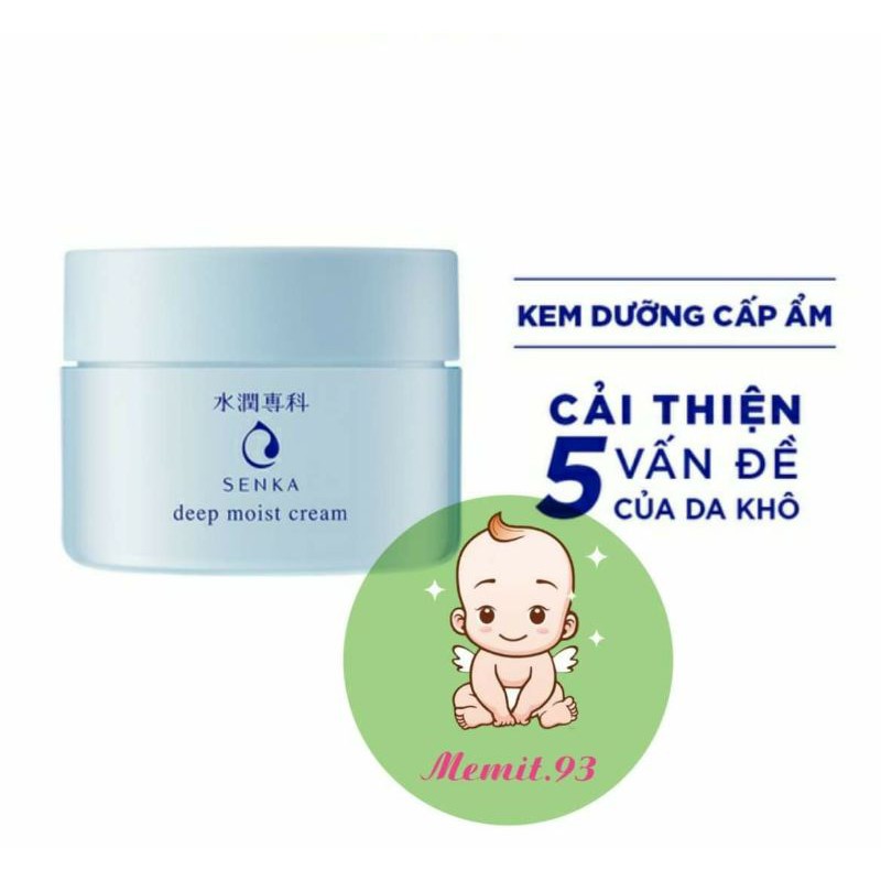 Kem dưỡng cấp ẩm chuyên sâu Senka Deep Moist Cream 50g ( date 7/2023 )