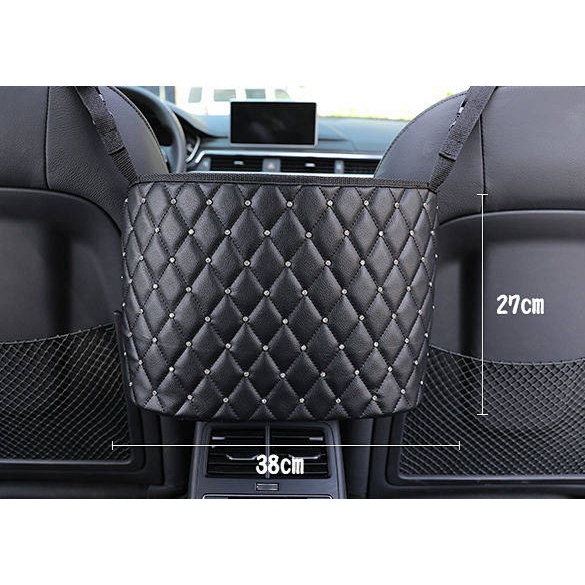 Túi lưới đựng đồ treo lưng ghế xe hơi đa năng tiện dụng