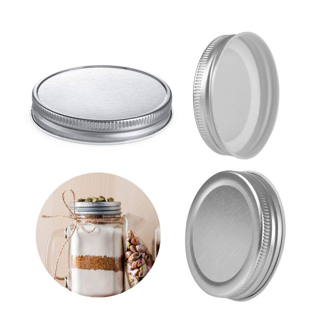 .N Gói 10 Nắp Đậy Hũ Gia Vị Miệng Rộng Bằng Thiếc Cho Nhà Bếp &amp; Bàn Ăn