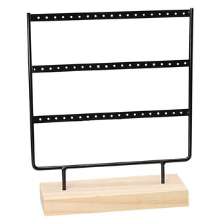 Giá Gỗ 4 Tầng 69 Lỗ Dùng Để Trưng Bày Bông Tai Tiện Dụng