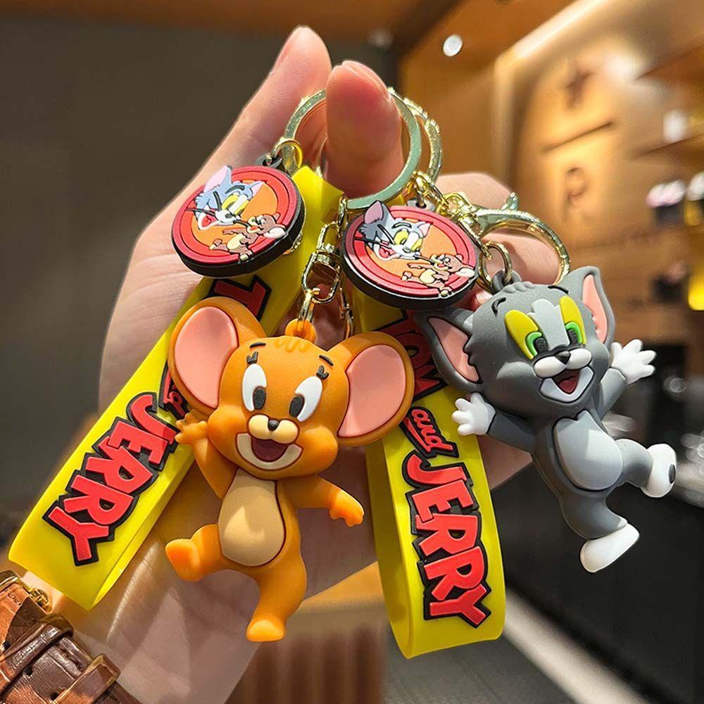 Móc Khóa Hình Búp Bê Hoạt Hình Tom &amp; Jerry Nhiều Màu Sắc
