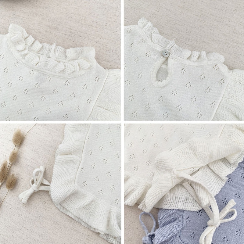 Yếm Cổ Bằng Cotton Dệt Kim Màu Sắc Trơn Dành Cho Bé Gái