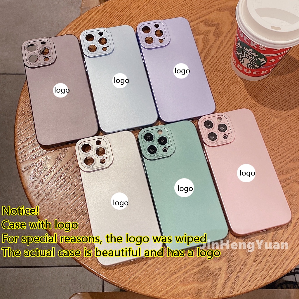 Ốp điện thoại tpu silicon mềm mặt nhám mạ kim loại thích hợp cho iPhone 13 12 11 pro max xr 7 8 plus