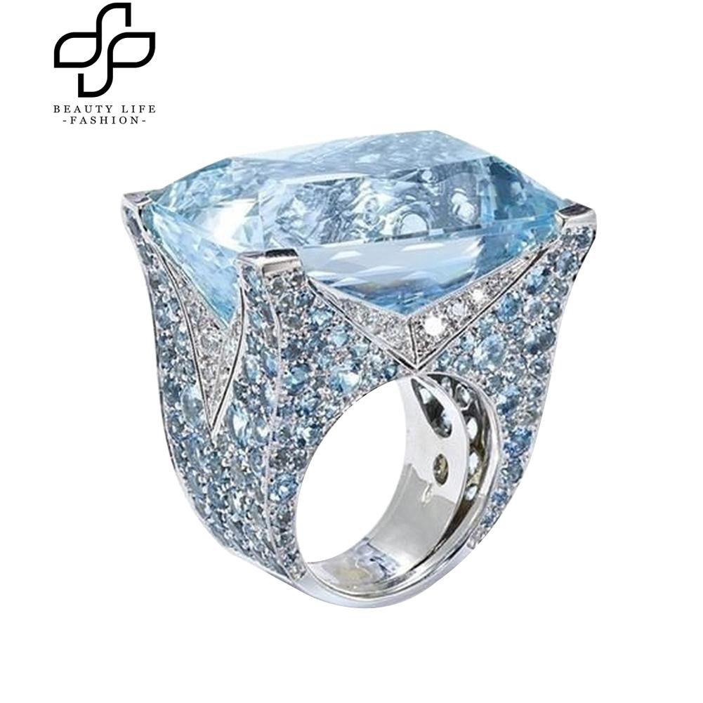 Nhẫn đính hôn nữ mặt Cubic