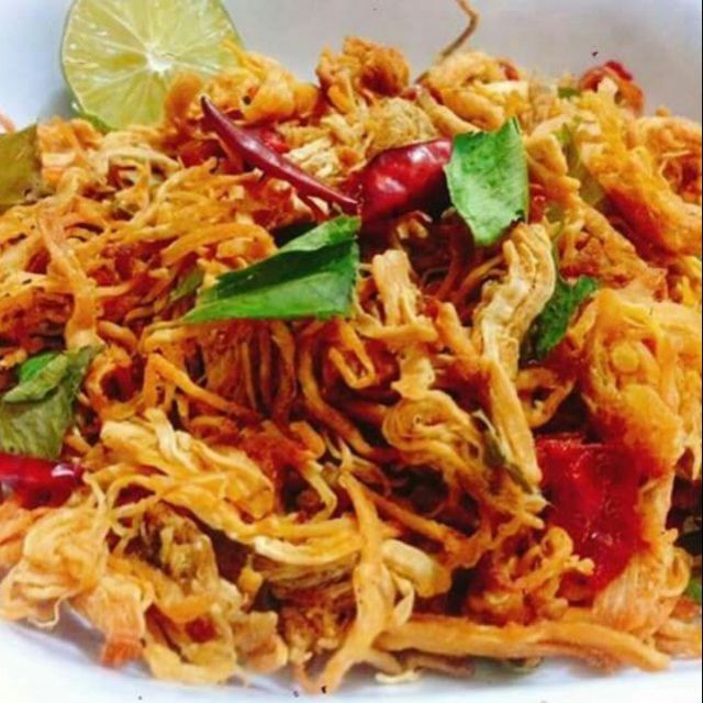 1kg khô gà lá chanh có sẵn