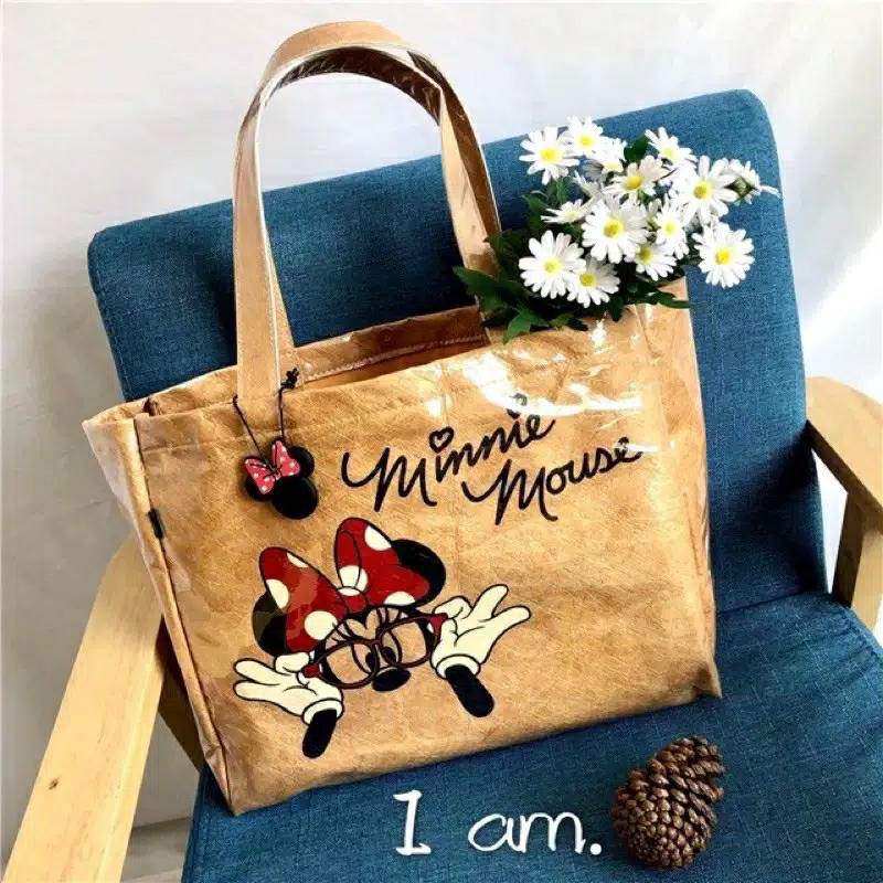 Túi Tote Zara Hình Chuột Minnie Đáng Yêu Cho Nữ