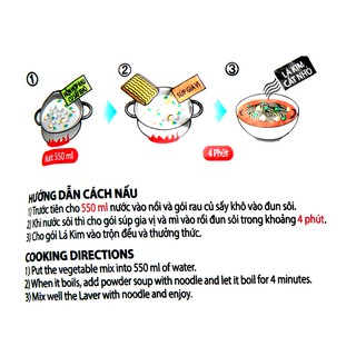 Mì Jin lá kim 122g (lốc 5 gói)