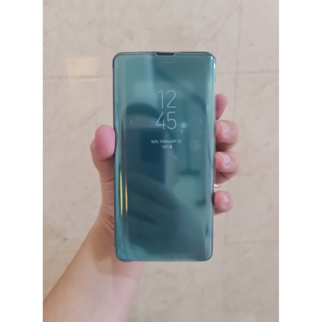 [Mã 66ELHASALE hoàn 7% đơn 500K] bao da clear view s10 plus -nobox,new , -chính hãng