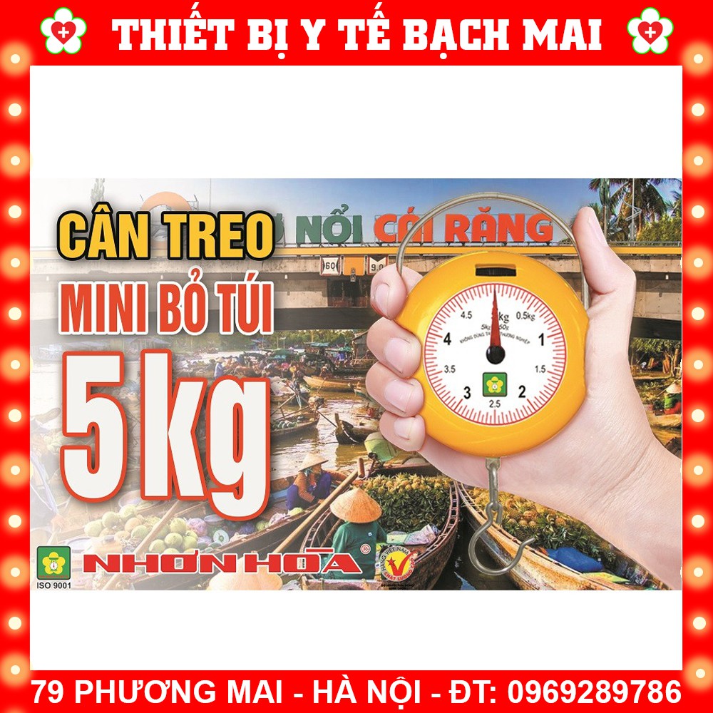 Cân Treo Mini 5Kg Nhơn Hòa CĐHNT-5 - Cân Đi Chợ Bỏ Túi