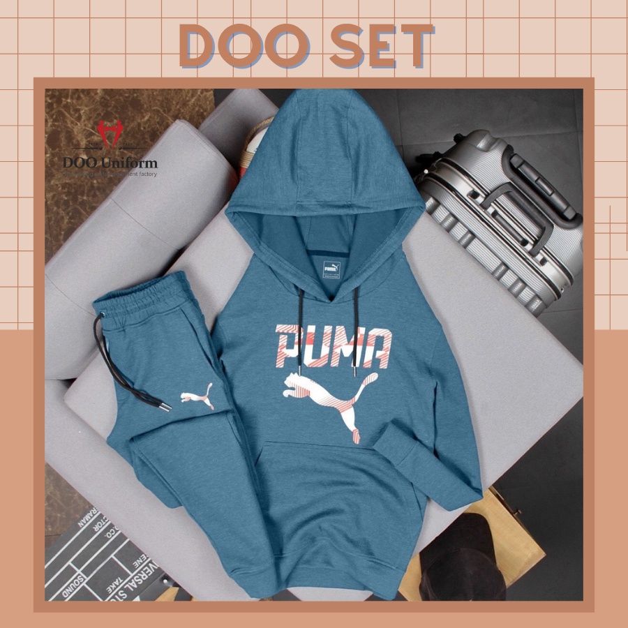 [DOO SET] Bộ đồ thời trang Puma, in chất lượng không bị bong tróc