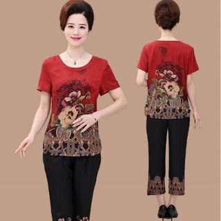 Bộ quần áo cho mẹ - vải gấm cao cấp ( ME2118 )