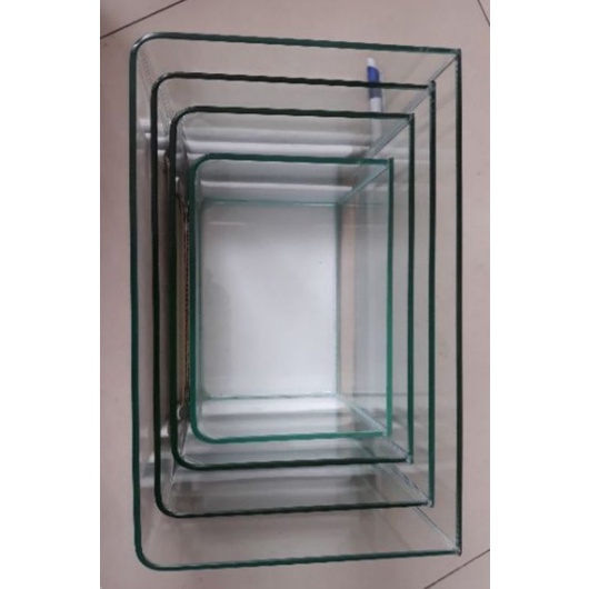 Hồ Kính Đúc Bo Cong 2 mặt - 4 Size - Nga Guppy