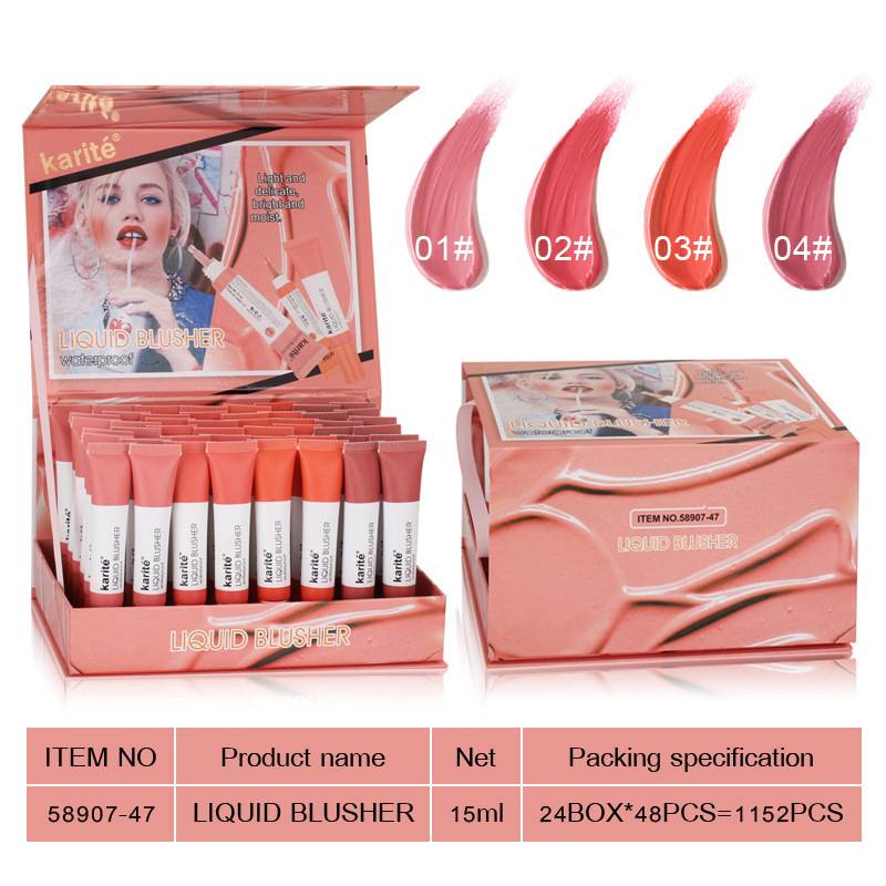[Hàng mới về] Má hồng dạng kem 4 màu tự nhiên làm sáng da lâu trôi Kissbeauty 15ml | BigBuy360 - bigbuy360.vn