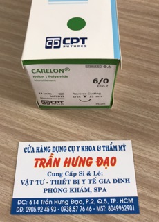 Chỉ phẫu thuật nylon cpt 6/0