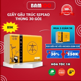 Thùng 30 Gói Giấy ăn gấu trúc Siêu Dai