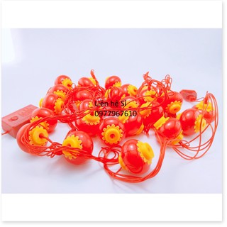 Dây LED lồng đèn Đỏ mini dài 5m 16 bóng trang trí TẾT cực đẹp, lung linh, xinh xinh Điện Gia Dụng Bảo Minh - Điện Gia Dụ