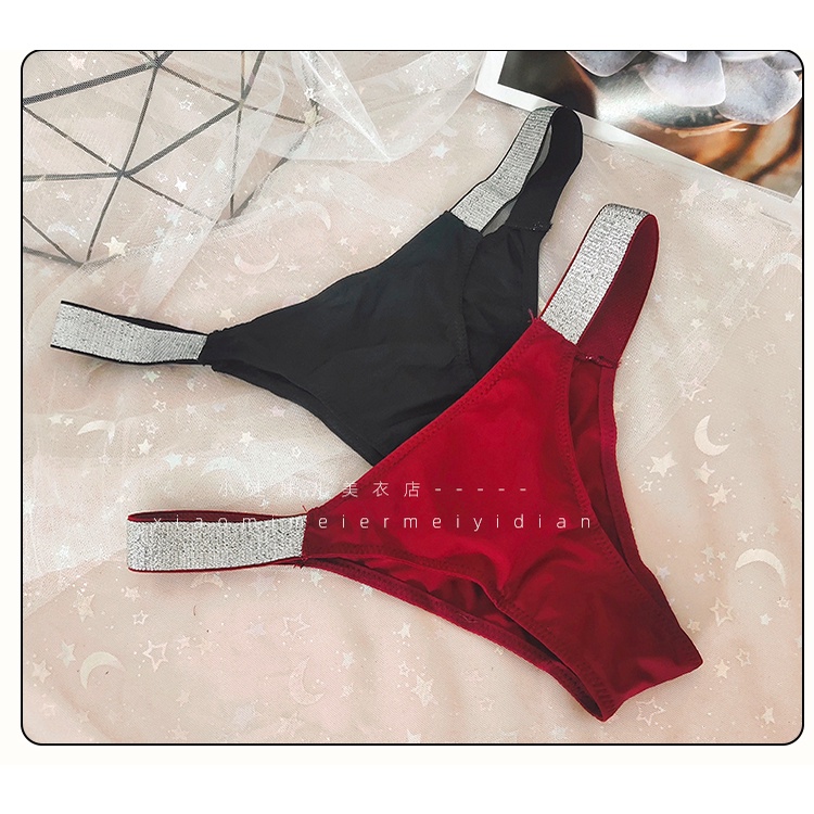 Quần lót lọt khe cao cấp viền đính đá B4-05