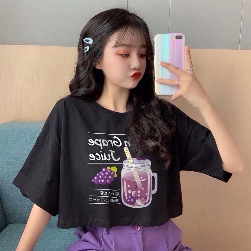 ÁO CROPTOP NỮ FORM RỘNG CỰC XINH