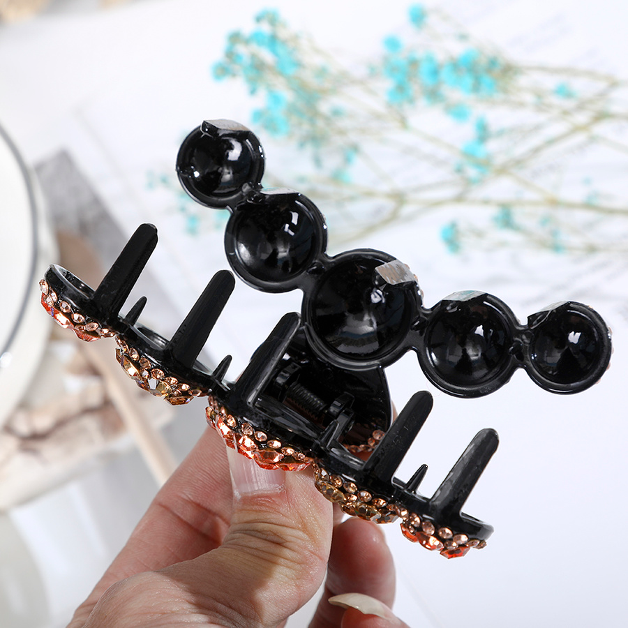 Kẹp Tóc Đính Đá Phong Cách Retro