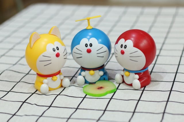 Bộ 3 Mô Hình Capsule Doremon Doraemon Lắp Ráp