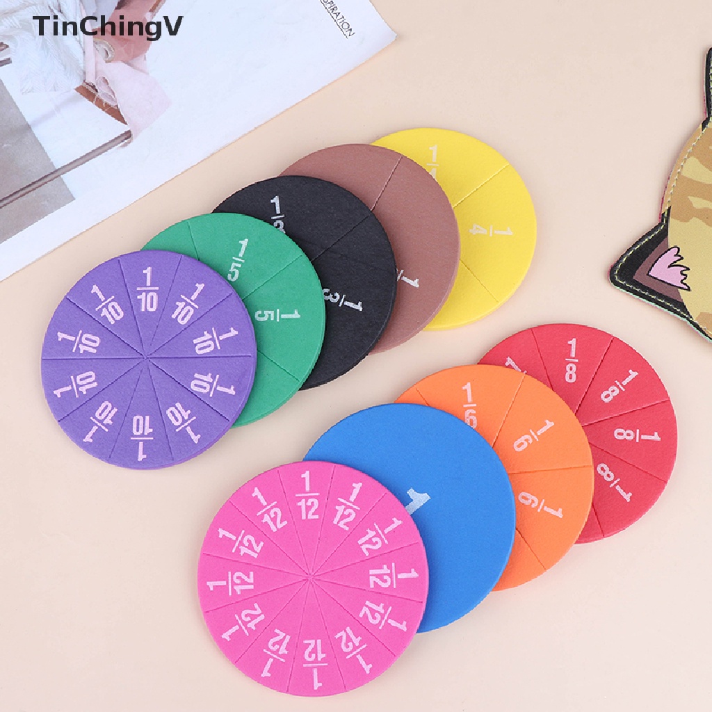 [TinChingV] Đồ Chơi Học Toán Bằng Mút Xốp Tròn Màu Cầu Vồng Dành Cho Trẻ Em