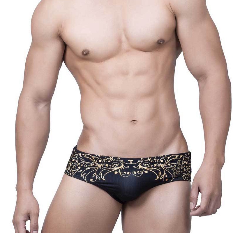 Quần bơi in họa tiết lá vàng phong cách retro cho nam
 | BigBuy360 - bigbuy360.vn