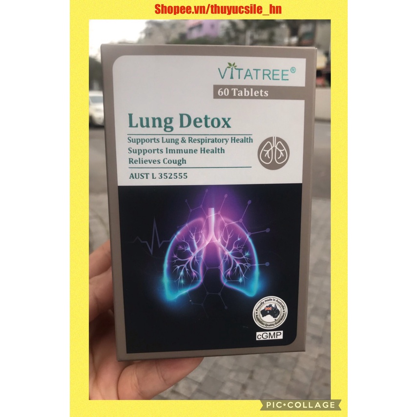 Viên thải độc phổi Lung Detox 60 viên - Vitatree