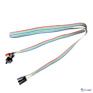 PC Desktop Case ATX Power on Reset Switch Cable with HDD LED Light