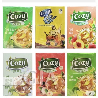 Trà cozy đào/ chanh/ vải/ chanh dây hoà tan hộp 270g