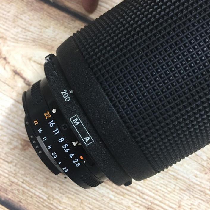 Ống kính Nikon AF 80-200f2.8D đời II dùng cho máy Nikon crop và FF dòng lens D