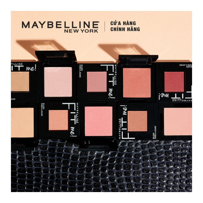 [NHẬP XINHT09 GIẢM 20K] Phấn Má Hồng Maybelline Fit Me Mono Blush 4.5g, má hồng fit me, má hồng tone cam đẹp