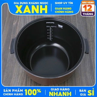 Lòng nồi Linh kiện Nồi cơm điện Philips 2 lít bằng hợp kim nhôm dày,phủ lớp tráng chống dính P