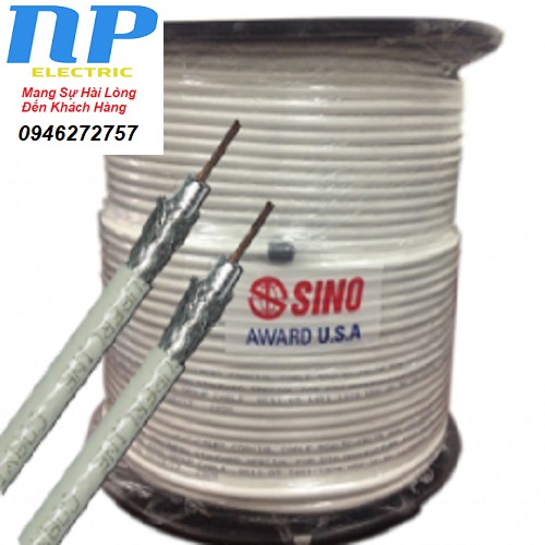 Cáp đồng trục Sino RG6 5C-FB lõi CCS 80 sợi - 305m