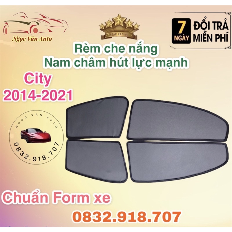 Rèm Che Nắng Nam Châm CITY 2014 - 2021 Loại 1